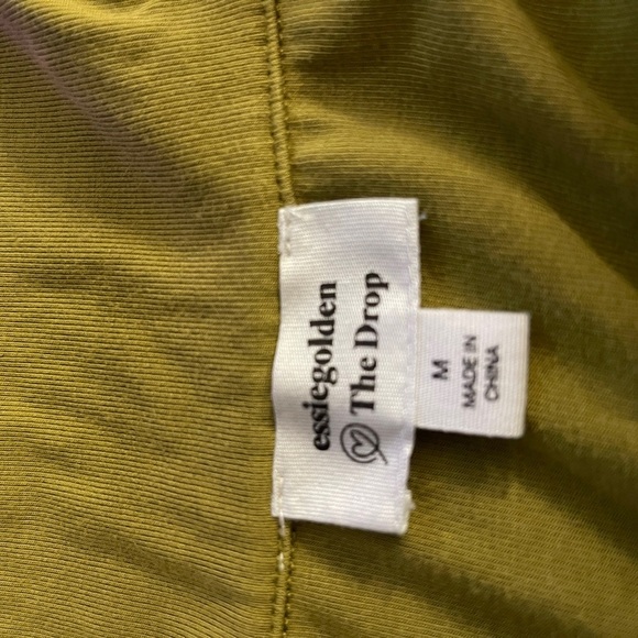 Essie Golden x The Drop Elegant Olive Green Maxi Dress Size: M Women’s Causal - Picture 4 of 7